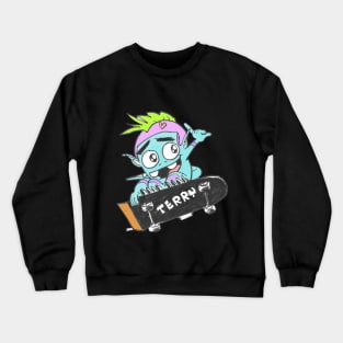 Terry T-shrit Crewneck Sweatshirt